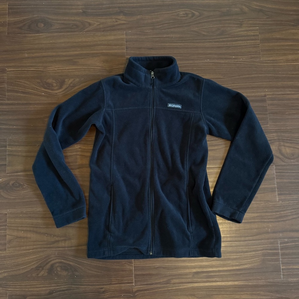 Columbia Midnight Black Fleece Jacket xs